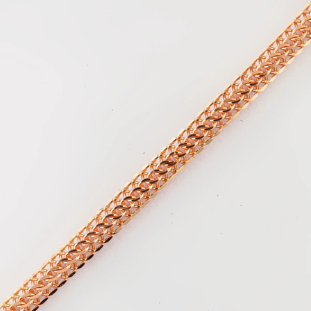 Браслет из красного золота 585 пробы