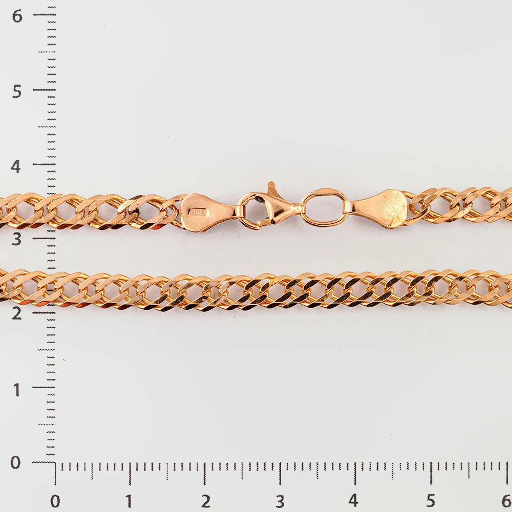 Браслет из красного золота 585 пробы