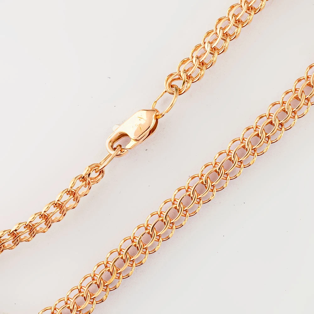 Браслет из красного золота 585 пробы