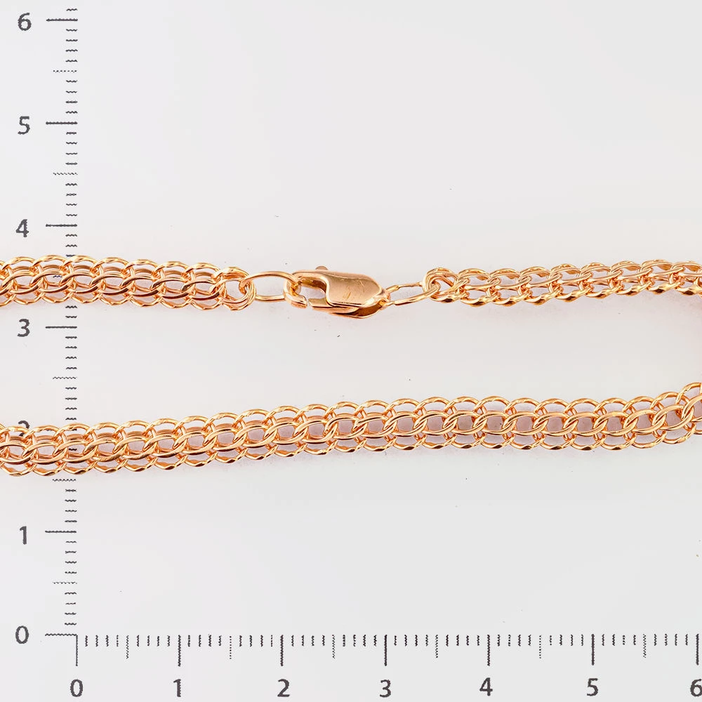 Браслет из красного золота 585 пробы