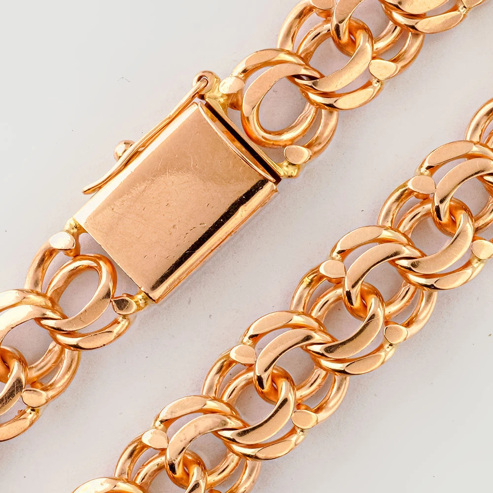 Браслет из красного золота 585 пробы