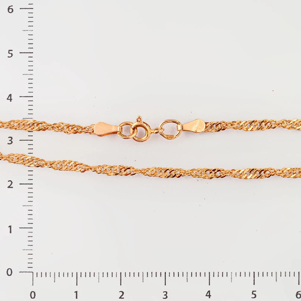 Браслет из красного золота 585 пробы