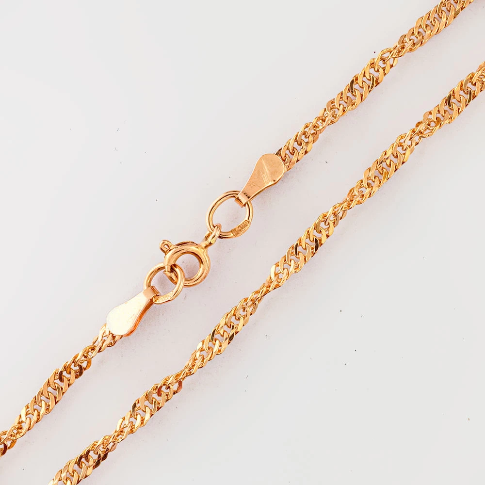 Браслет из красного золота 585 пробы