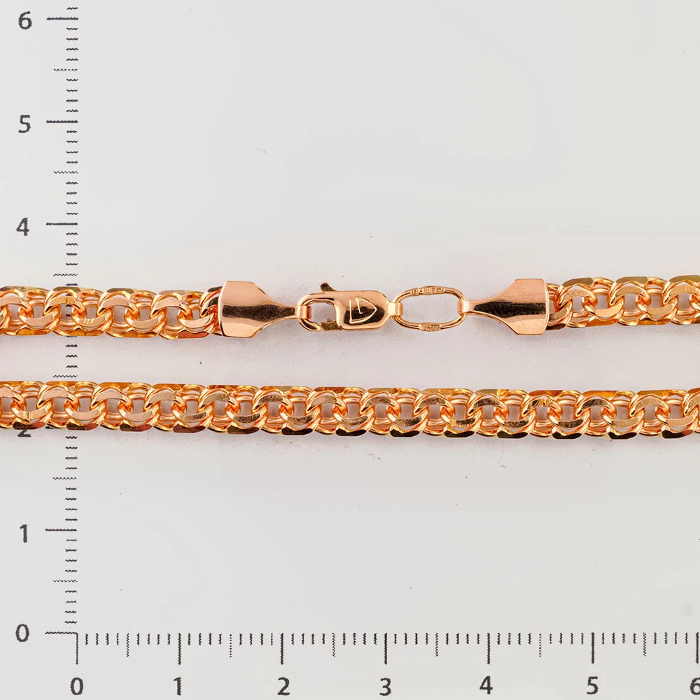 Браслет из красного золота 585 пробы