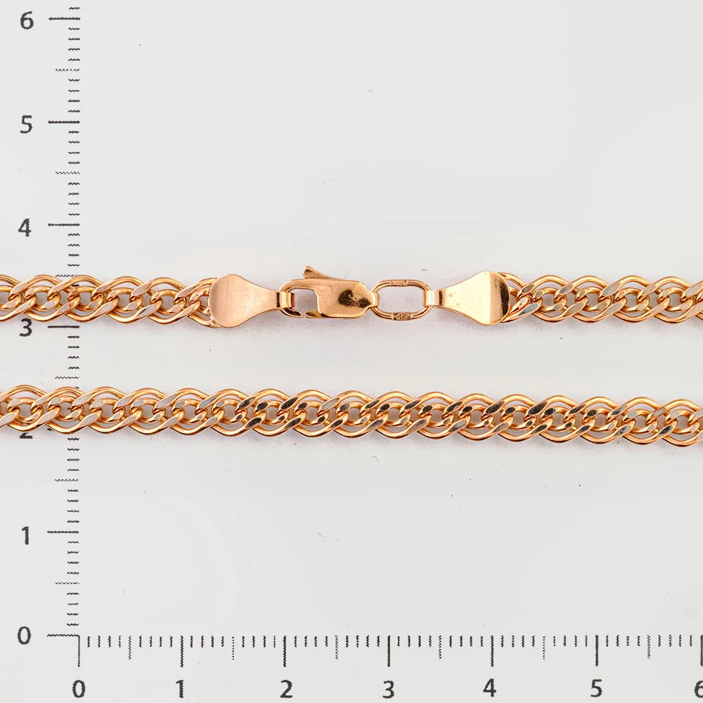 Браслет из красного золота 585 пробы