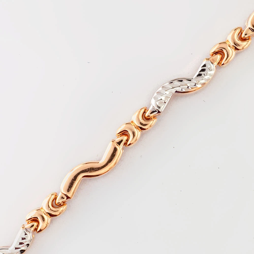 Браслет из красного золота 585 пробы