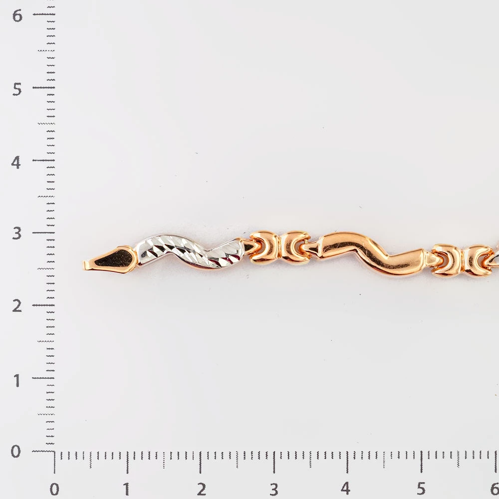 Браслет из красного золота 585 пробы