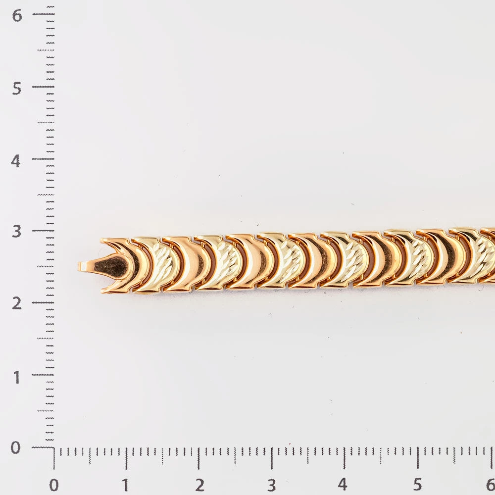 Браслет из красного золота 585 пробы