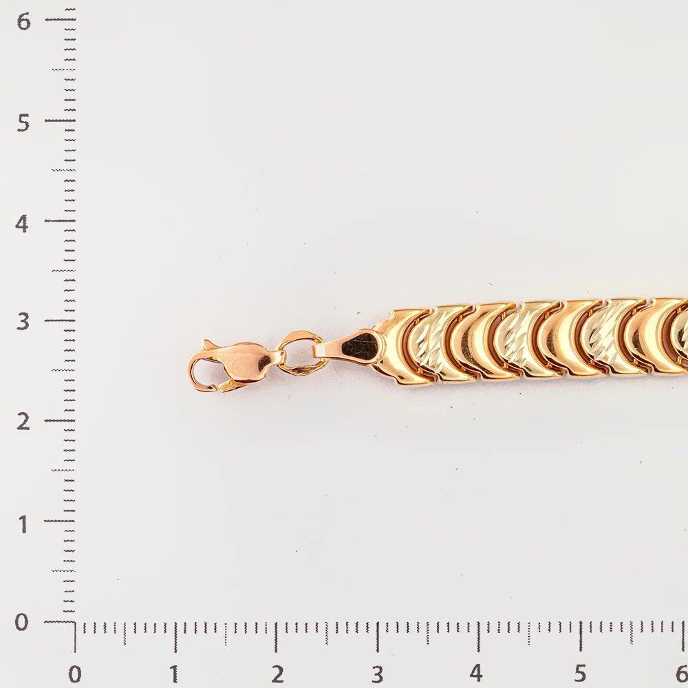 Браслет из красного золота 585 пробы