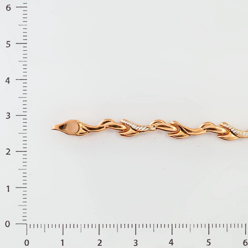 Браслет из красного золота 585 пробы