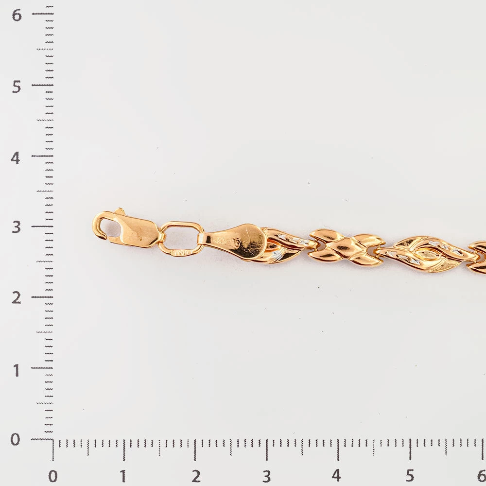 Браслет из красного золота 585 пробы