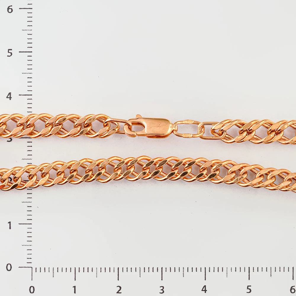 Браслет из красного золота 585 пробы