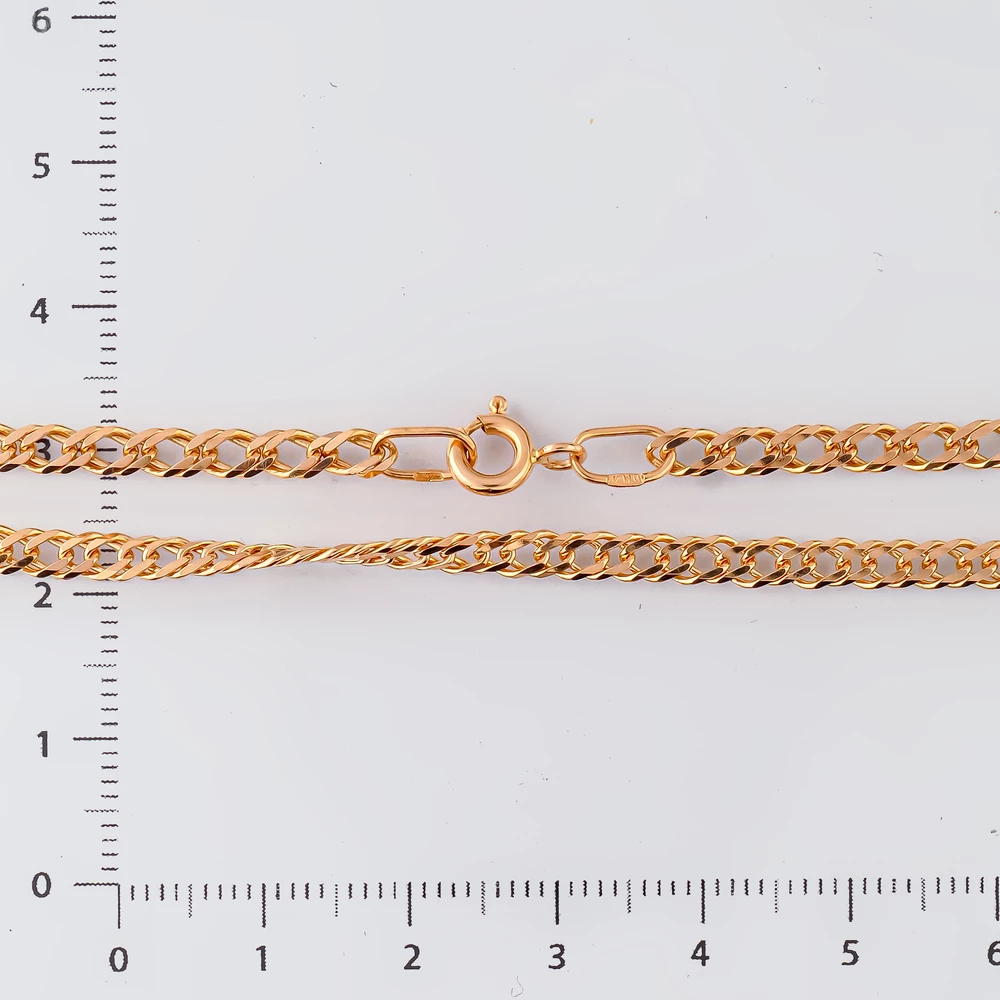 Браслет из красного золота 585 пробы