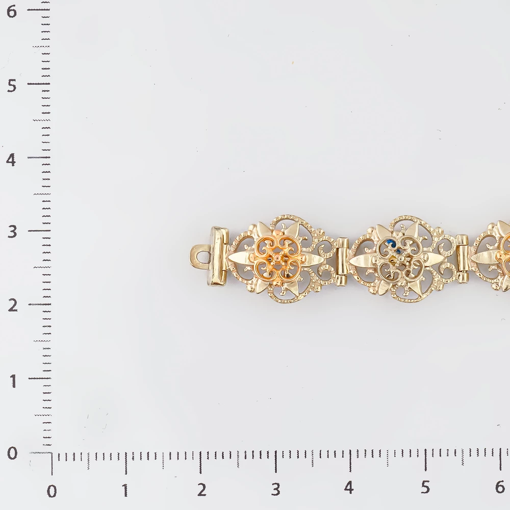 Браслет из белого золота 585 пробы