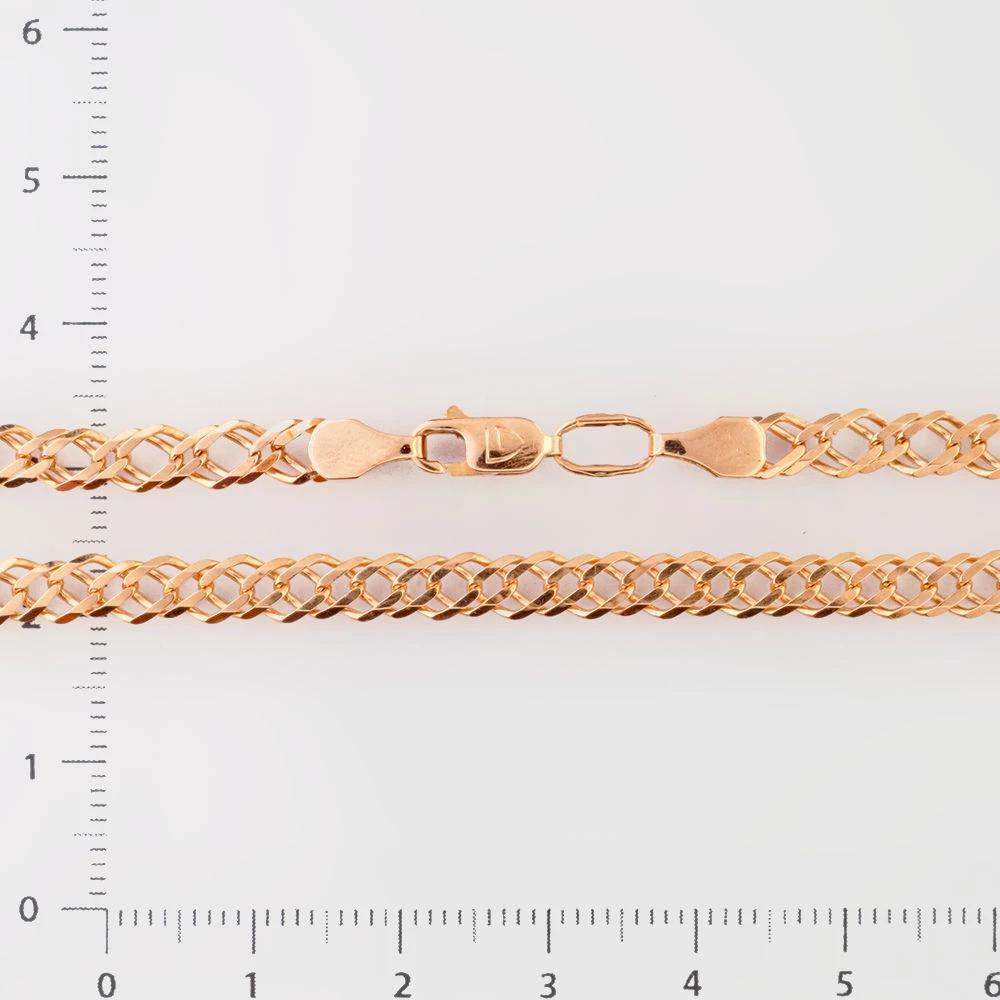 Браслет из красного золота 585 пробы