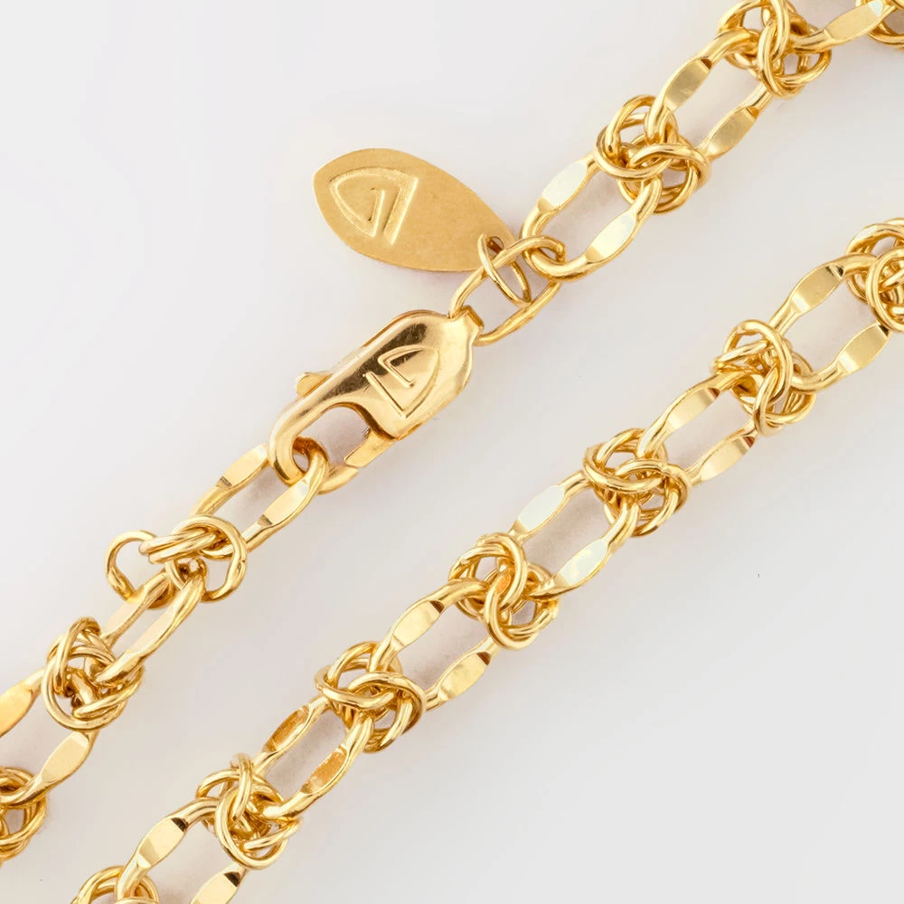 Браслет из желтого золота 585 пробы