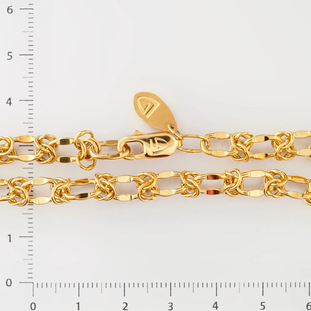 Браслет из желтого золота 585 пробы