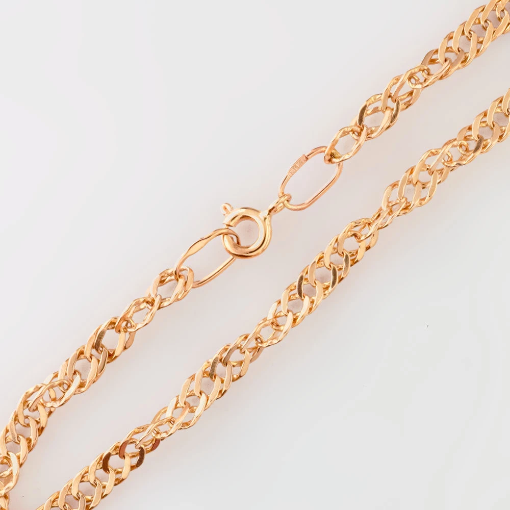 Браслет из красного золота 585 пробы