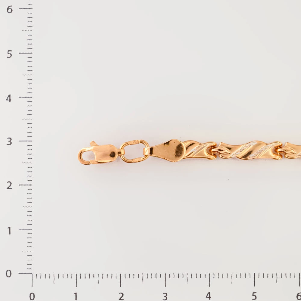 Браслет из красного золота 585 пробы