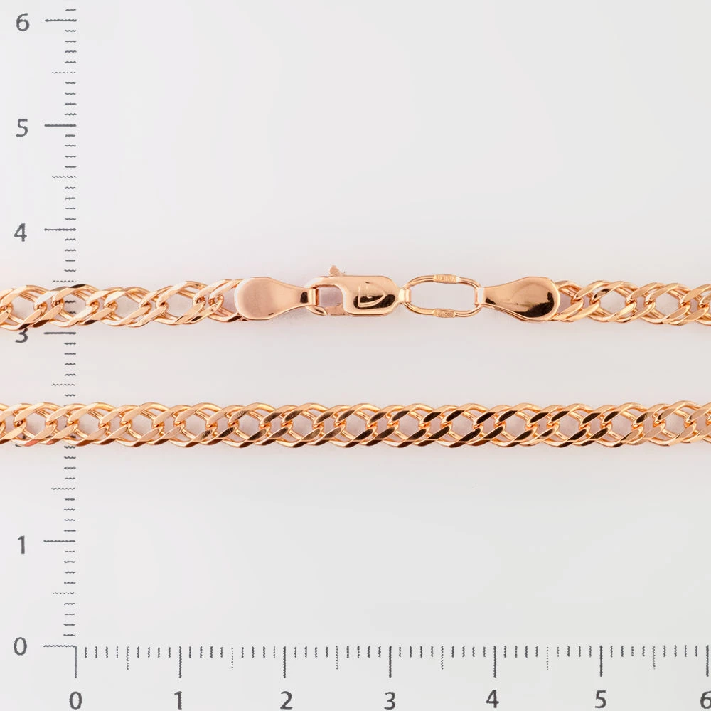 Браслет из красного золота 585 пробы