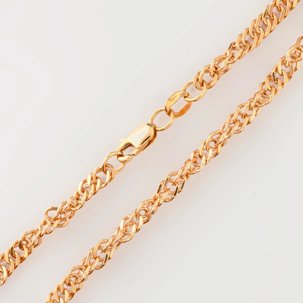 Браслет из красного золота 375 пробы