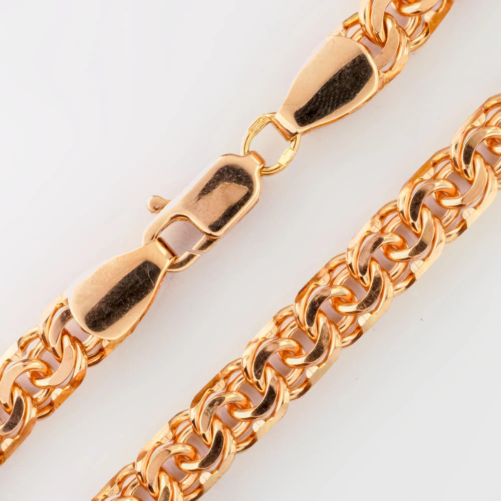 Браслет из красного золота 585 пробы