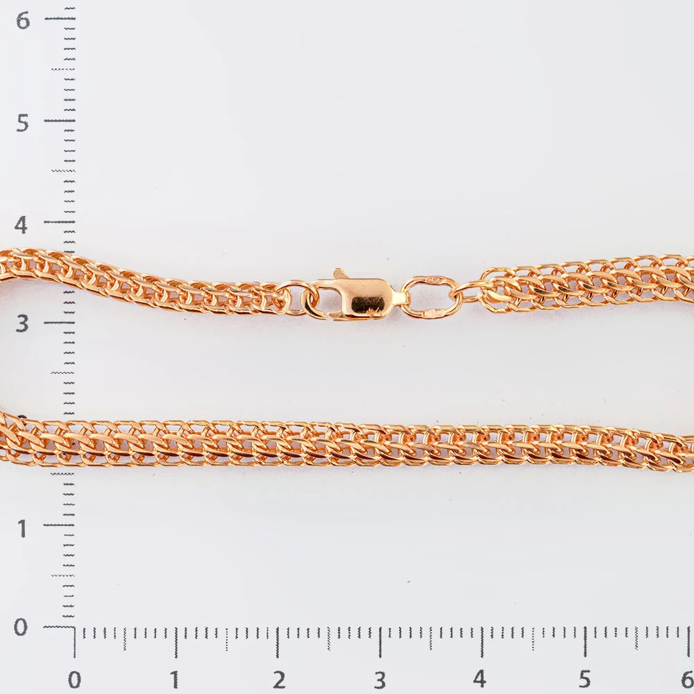 Браслет из красного золота 585 пробы