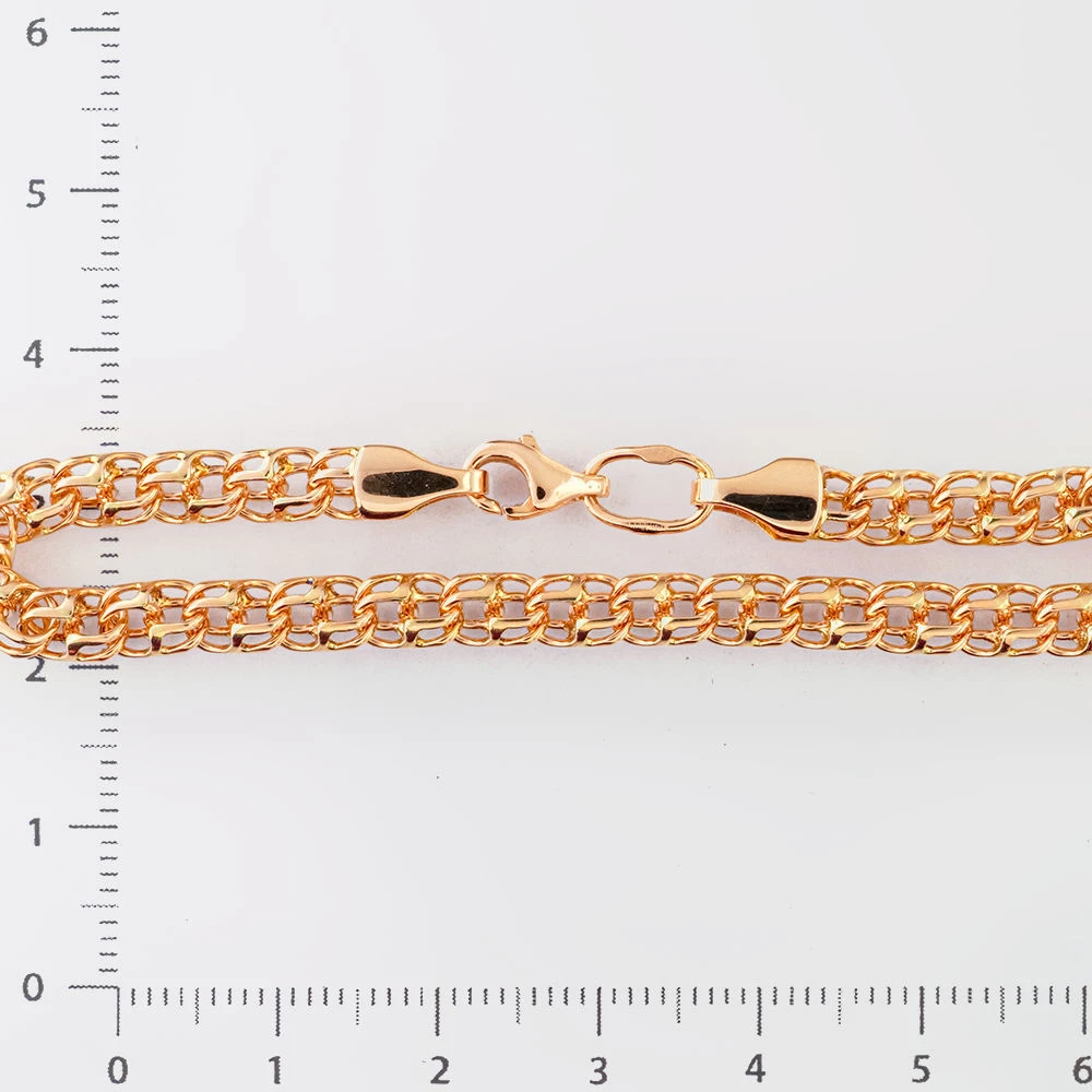 Браслет из красного золота 585 пробы