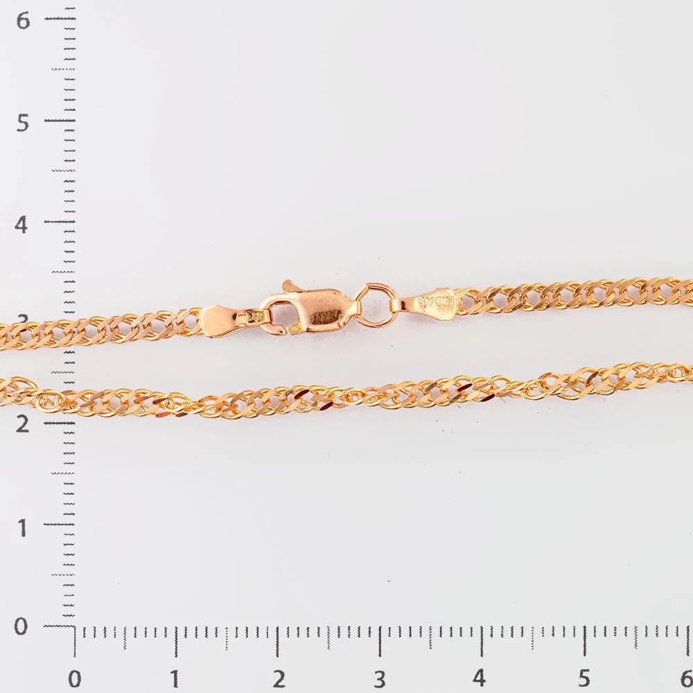 Браслет из красного золота 585 пробы