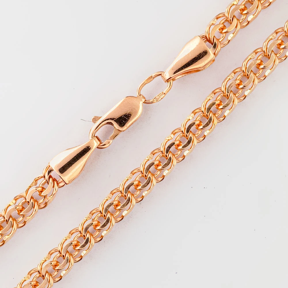 Браслет из красного золота 585 пробы