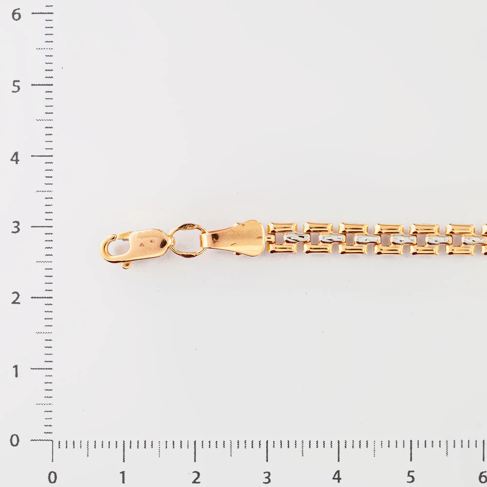 Браслет из красного золота 585 пробы