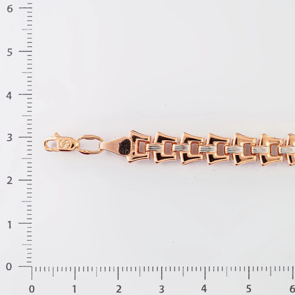 Браслет из красного золота 585 пробы