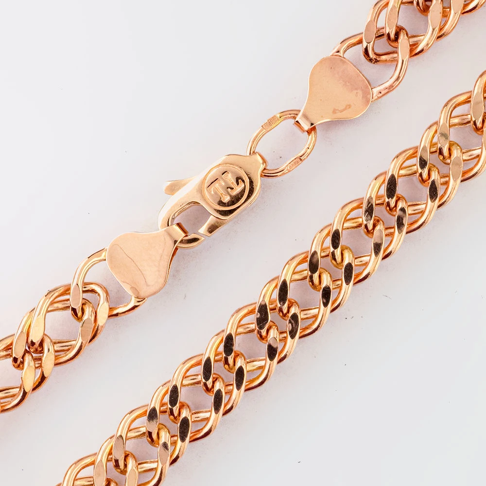 Браслет из красного золота 585 пробы