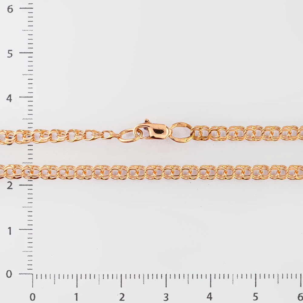 Браслет из красного золота 585 пробы