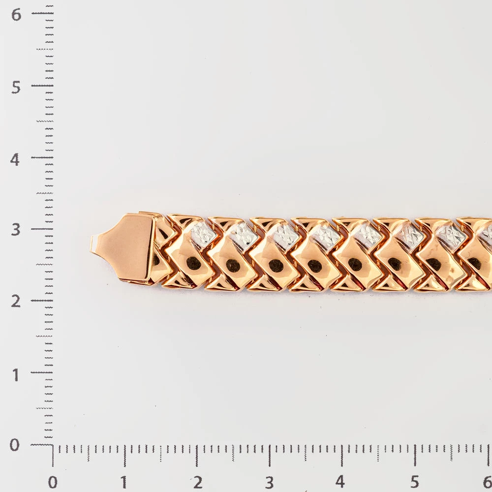 Браслет из красного золота 585 пробы