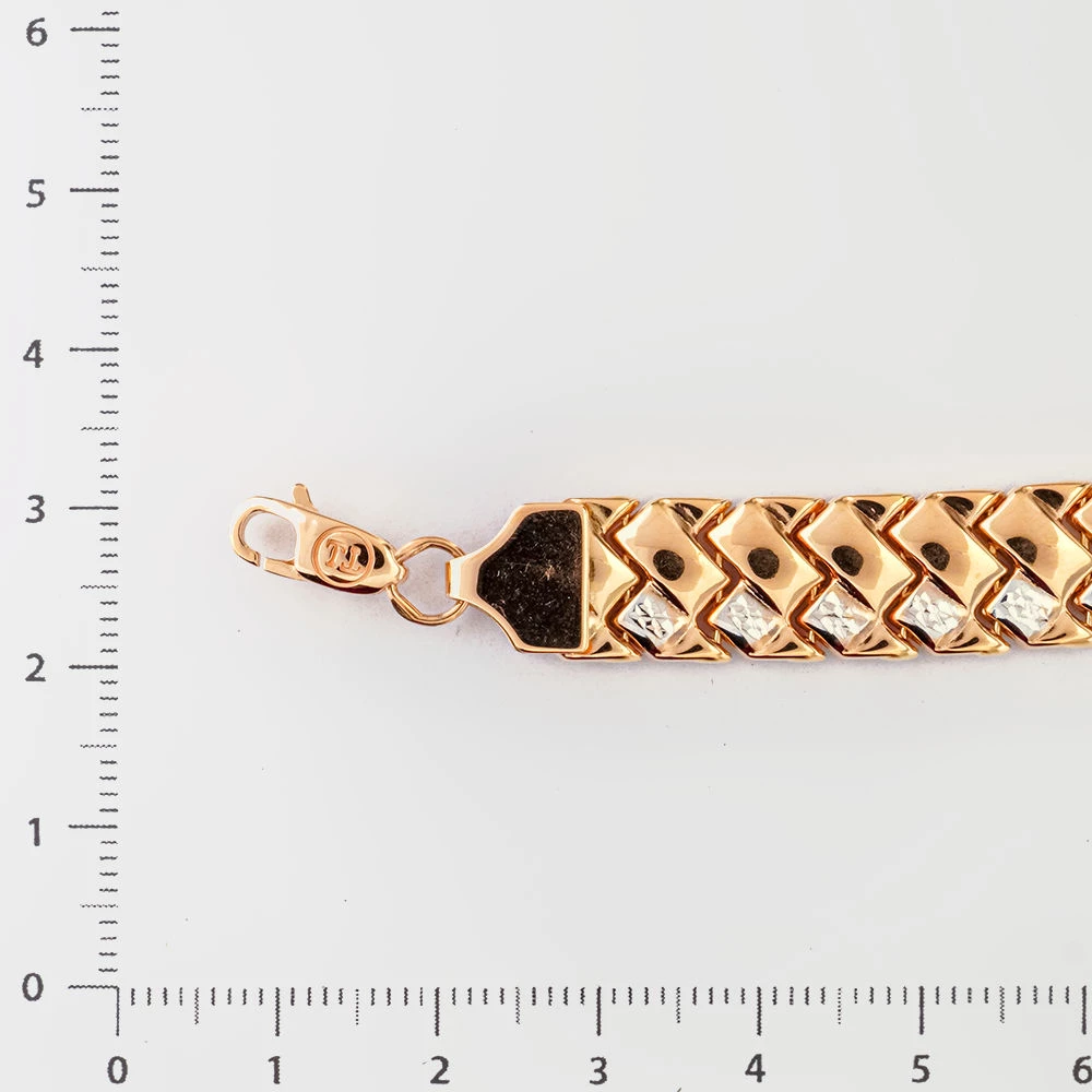 Браслет из красного золота 585 пробы