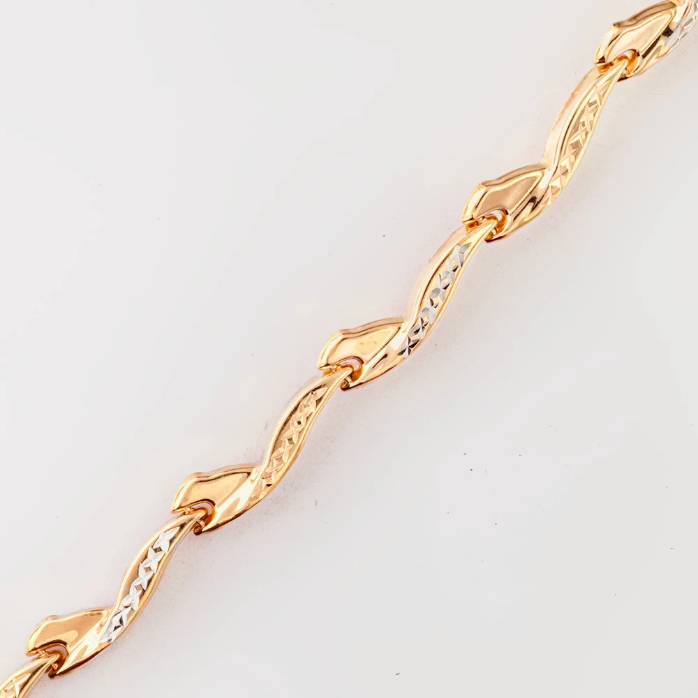 Браслет из красного золота 585 пробы