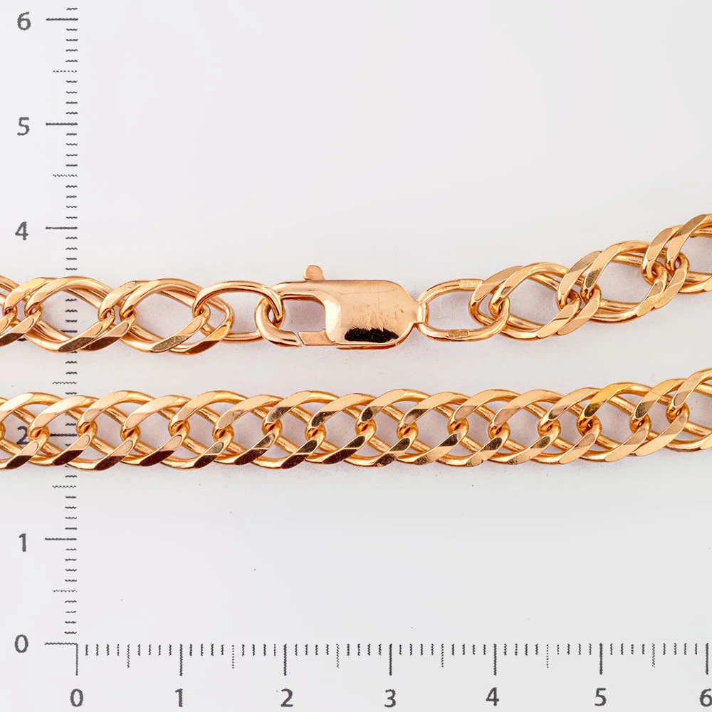 Браслет из красного золота 585 пробы