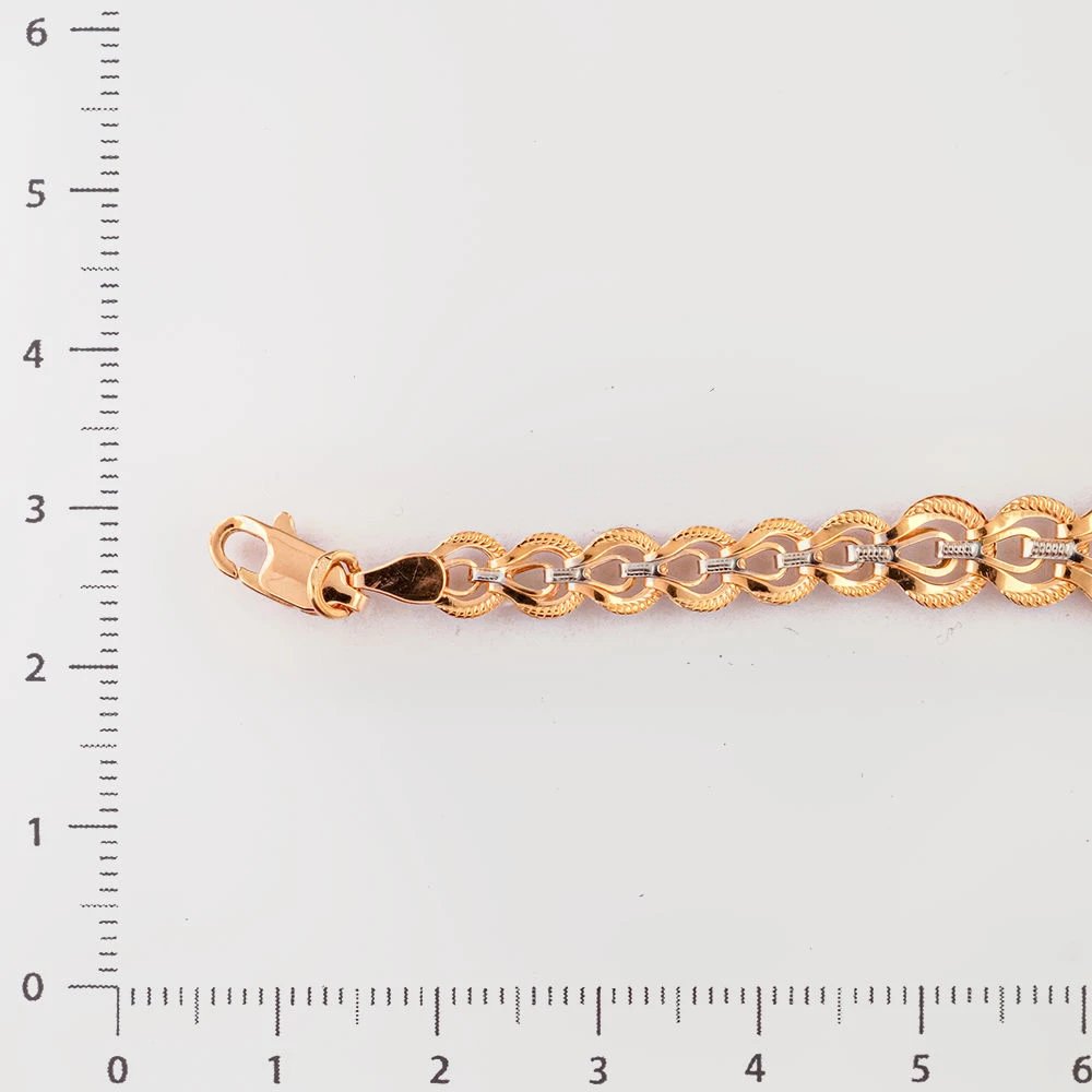 Браслет из красного золота 585 пробы