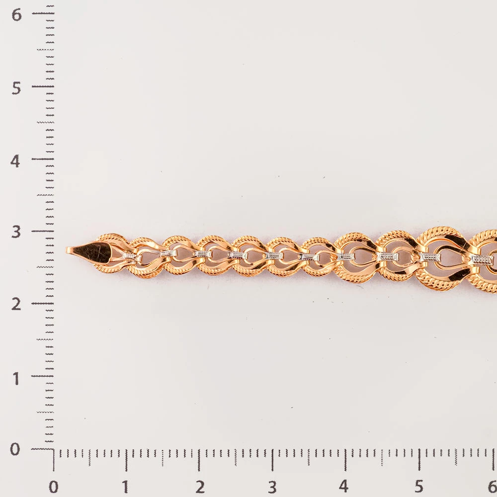 Браслет из красного золота 585 пробы