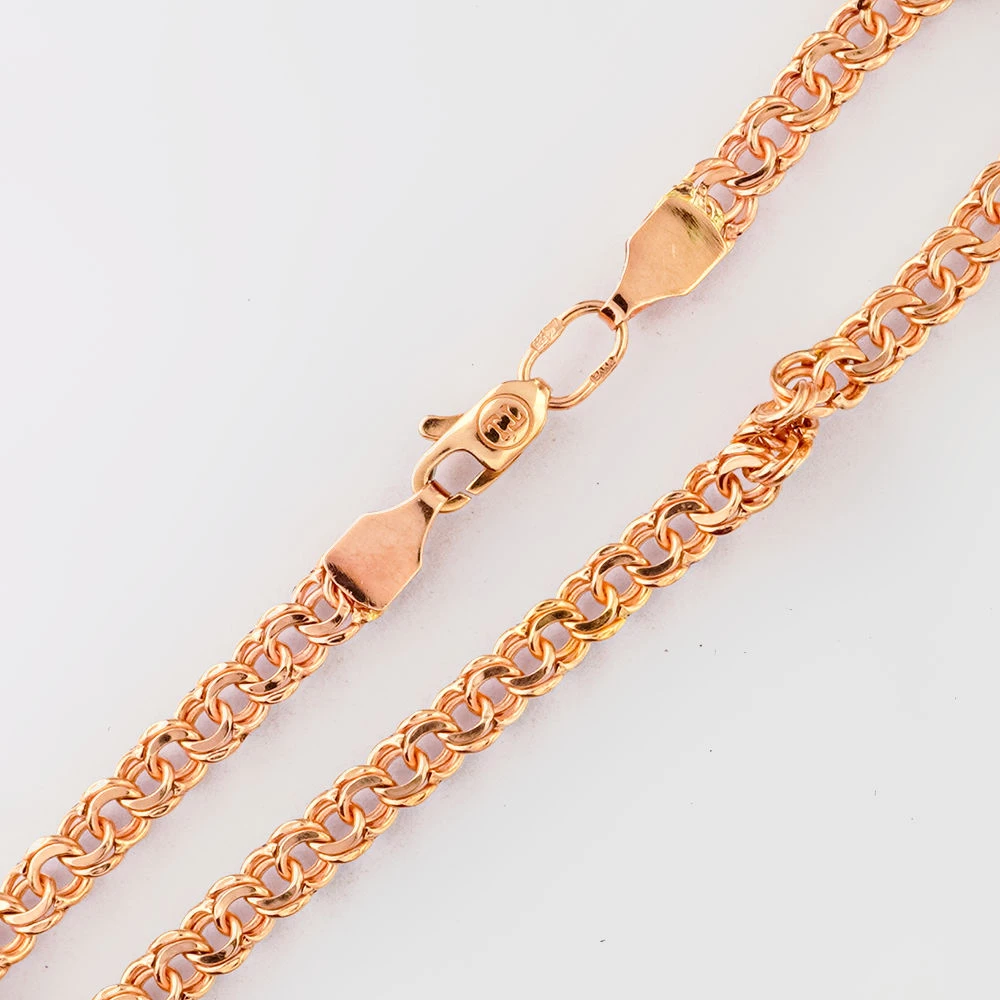 Браслет из красного золота 585 пробы