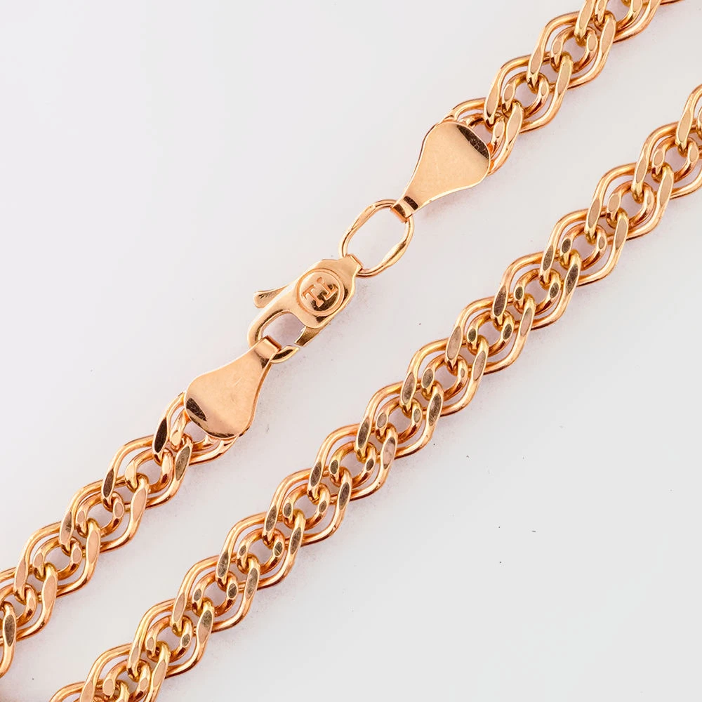 Браслет из красного золота 585 пробы