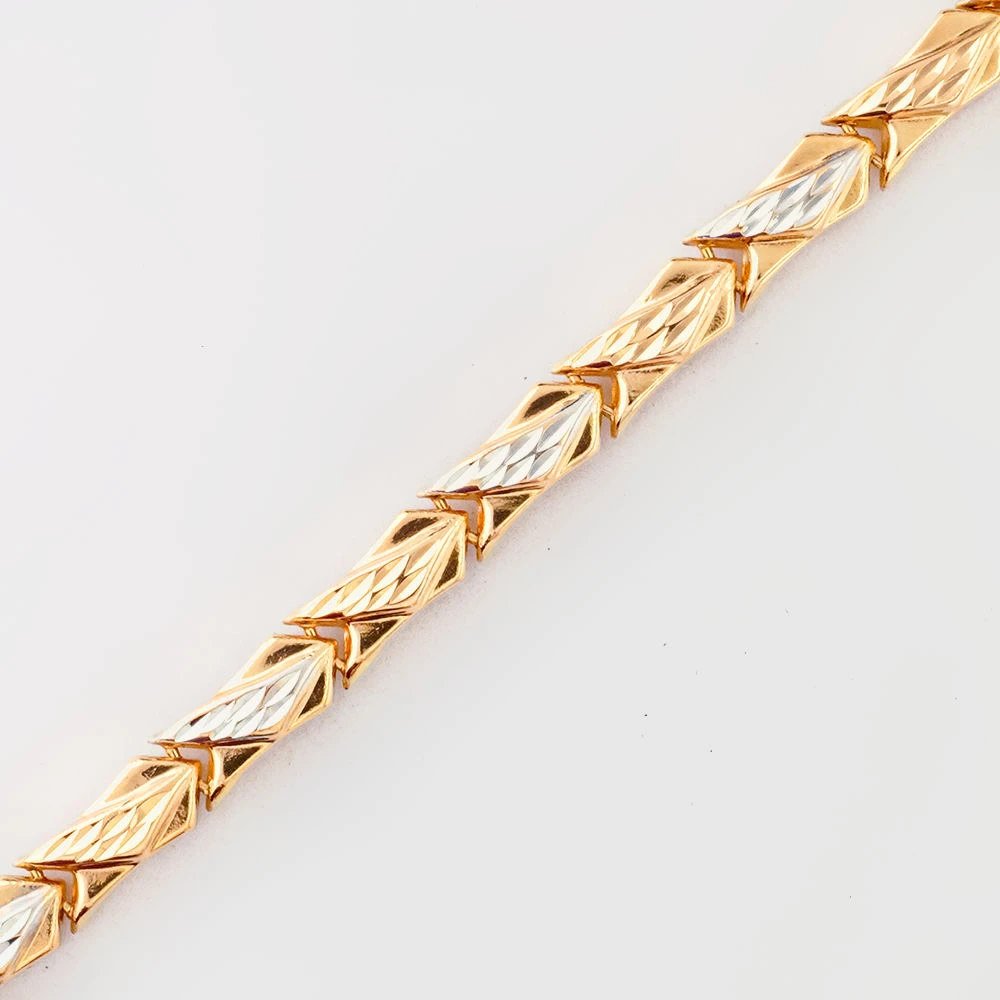 Браслет из красного золота 585 пробы