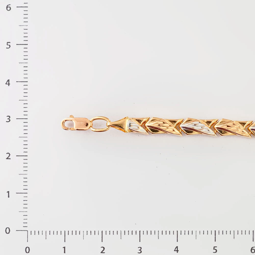 Браслет из красного золота 585 пробы