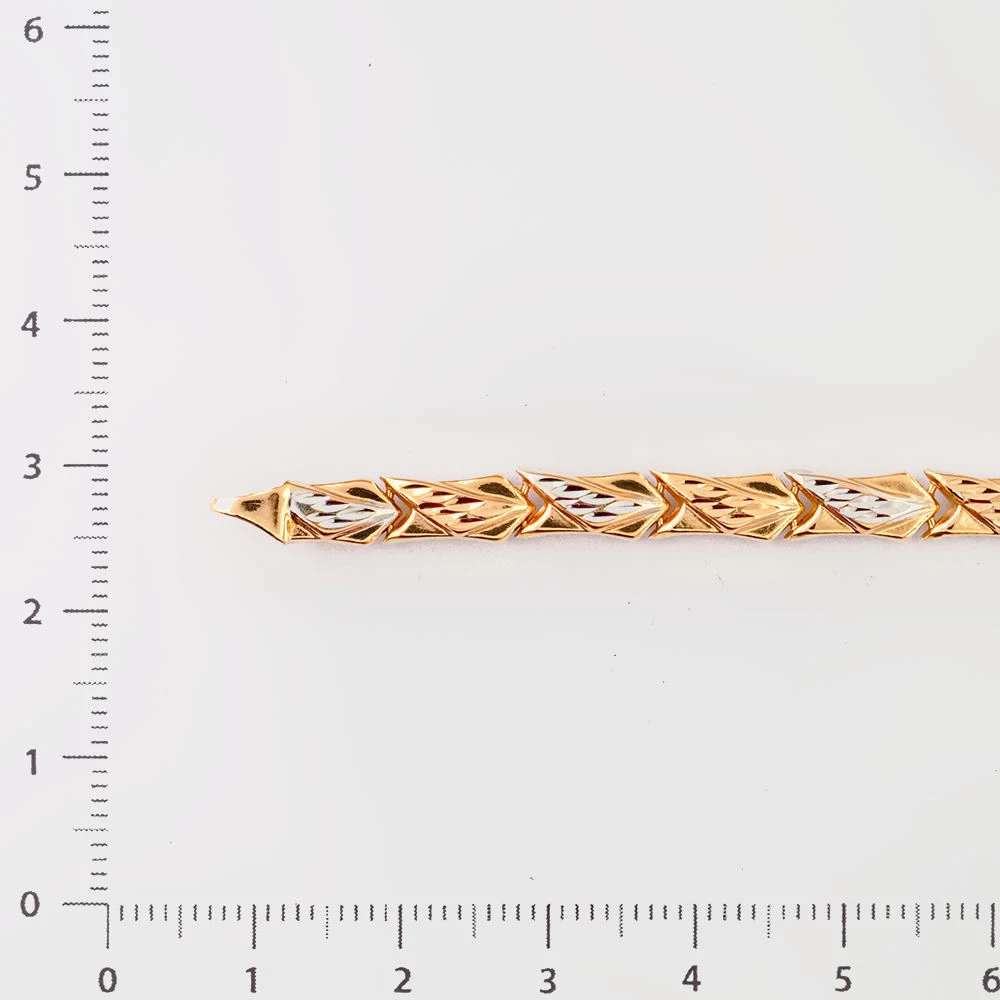 Браслет из красного золота 585 пробы