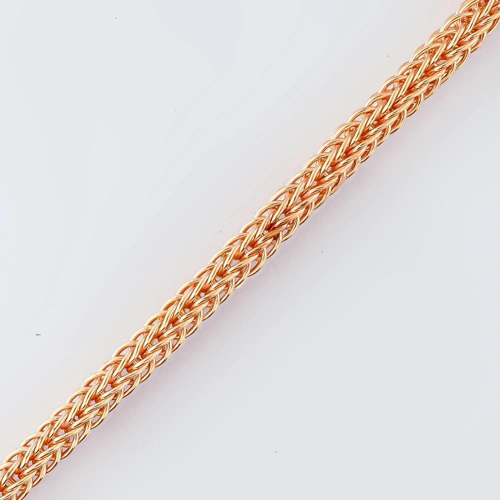 Браслет из красного золота 585 пробы