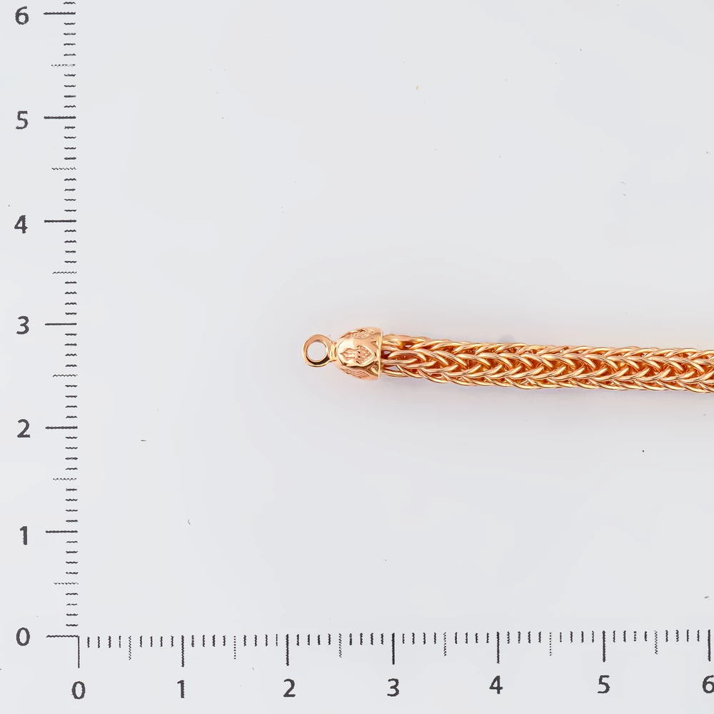 Браслет из красного золота 585 пробы