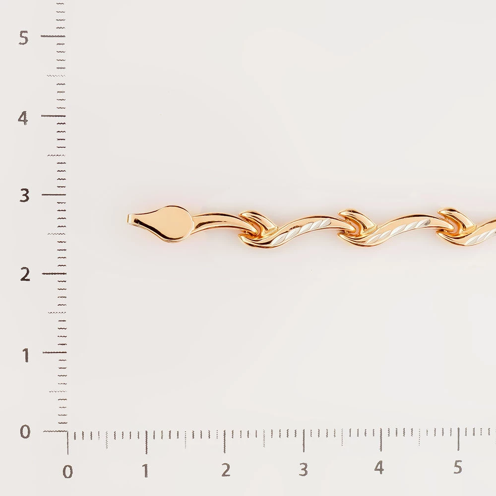 Браслет из красного золота 585 пробы