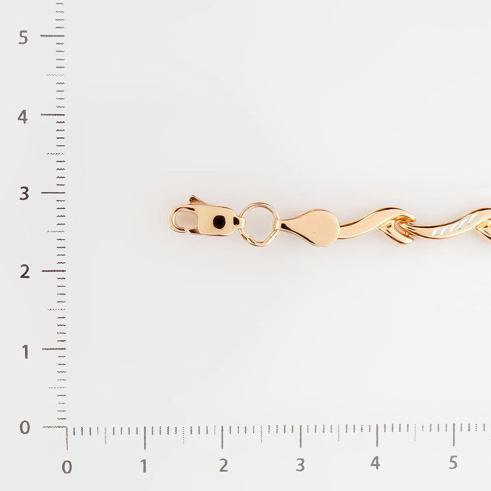 Браслет из красного золота 585 пробы