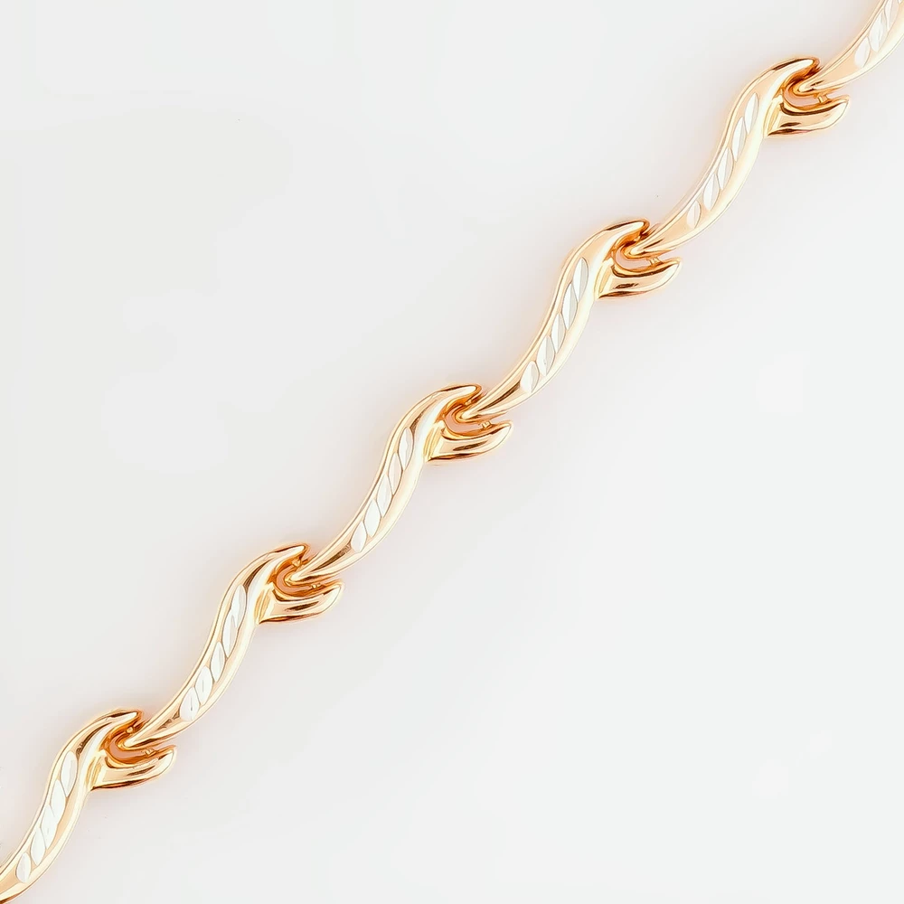 Браслет из красного золота 585 пробы